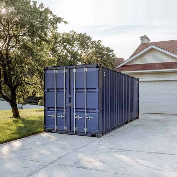 residential storage containers come in various sizes, ranging from 10 to 40 feet in length